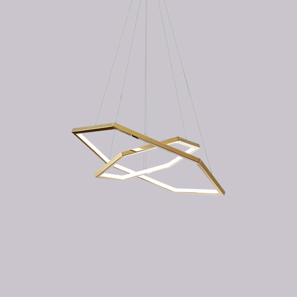 Modern Chic Geometric Polygon Pendant Light - Lumpaz