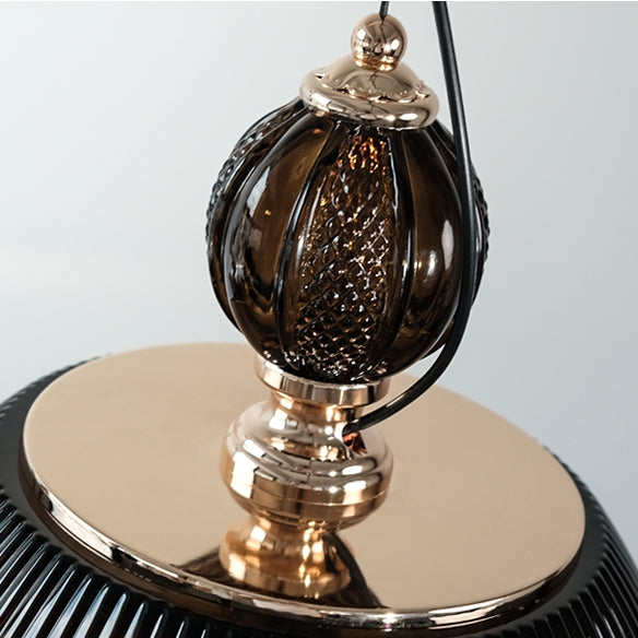 Retro-Inspired Green Glass Pendant Light - Lumpaz