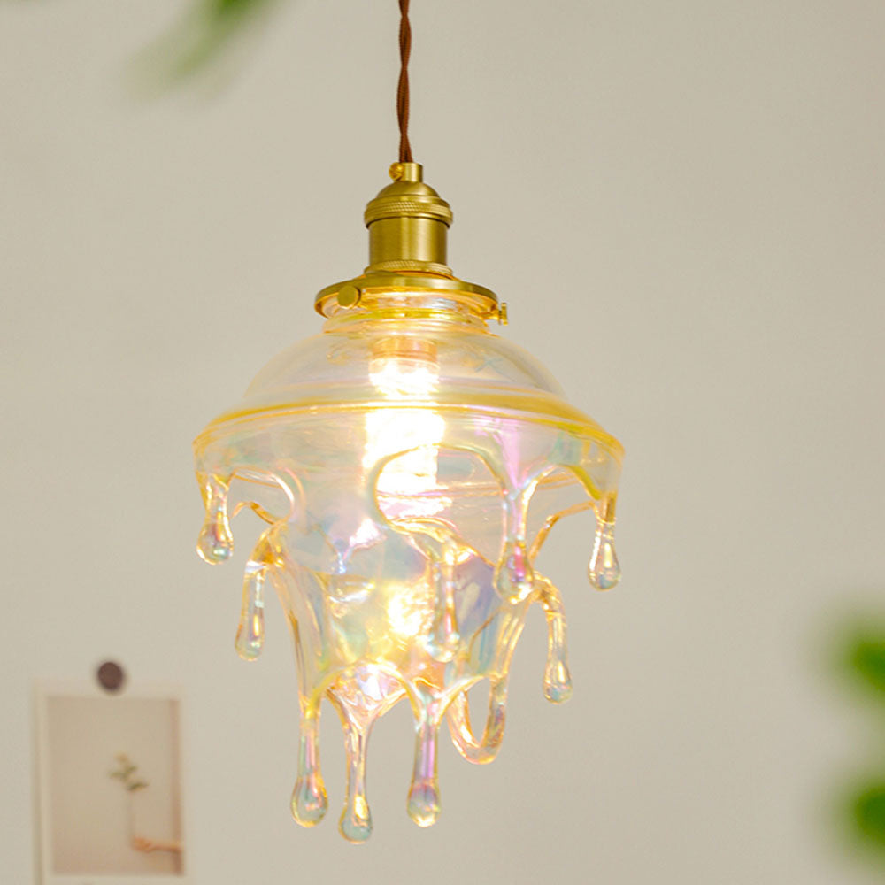 Designer Water Drop Melting Decor Pendant Light - Lumpaz