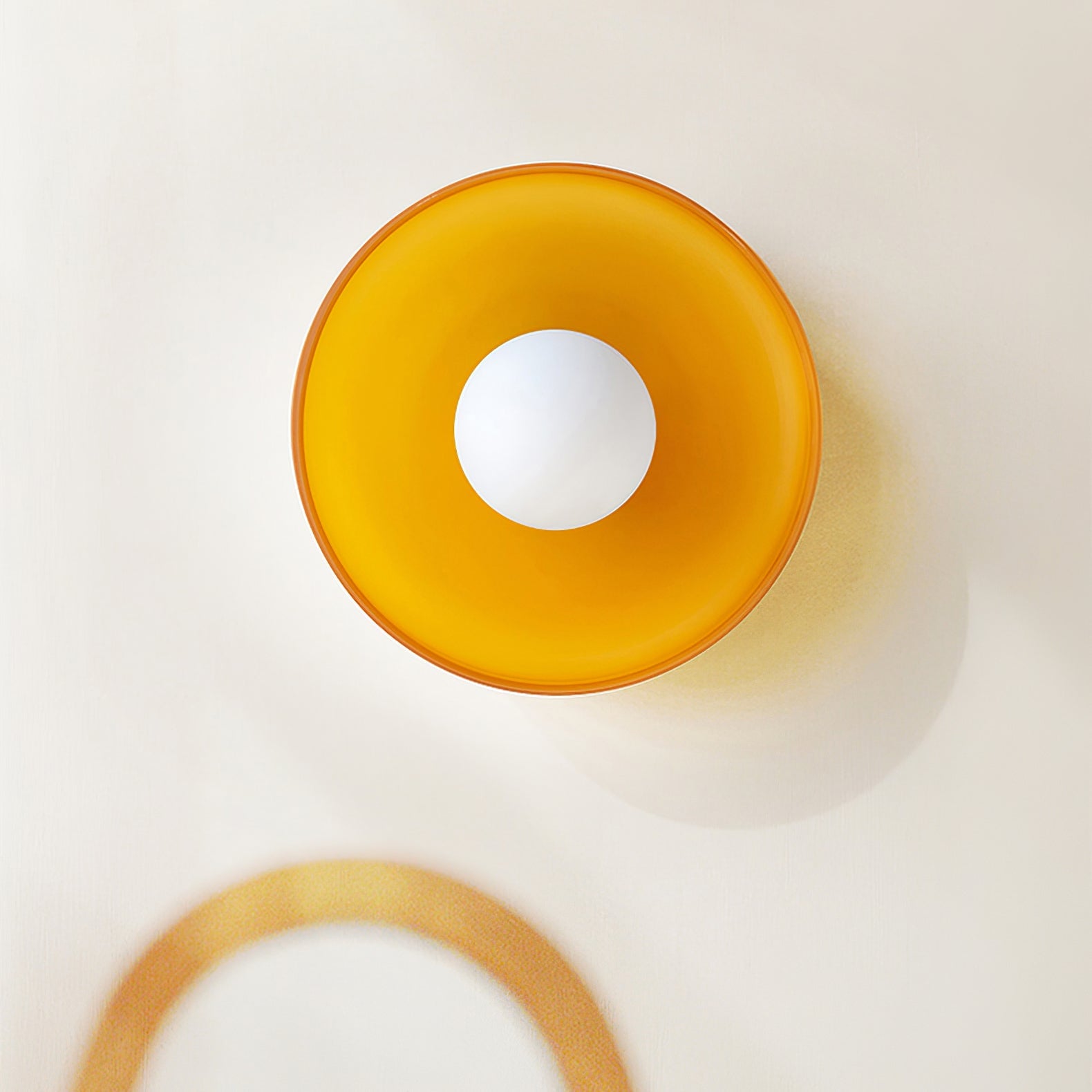 Modern Round Flush Mount Kitchen Ceiling Light - Lumpaz