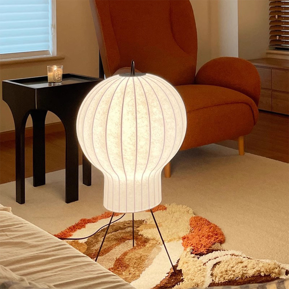 Wabi-sabi Silk Hot Air Balloon Floor Lamp - Lumpaz