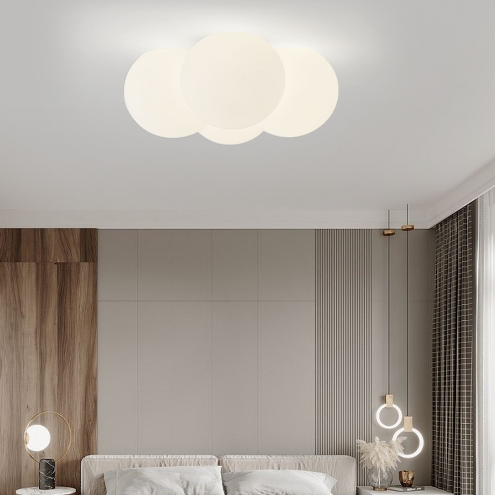 Modern White Cloud Bubbles Ceiling Light - Lumpaz