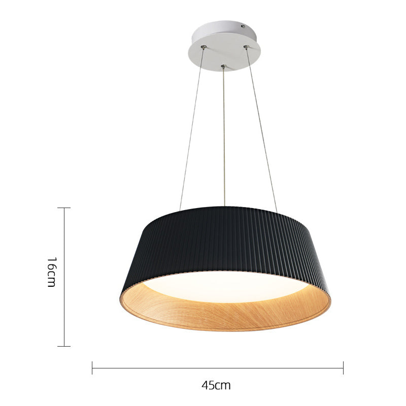 Modern Ribbed LED Pendant Light For Kitchen Island - Lumpaz