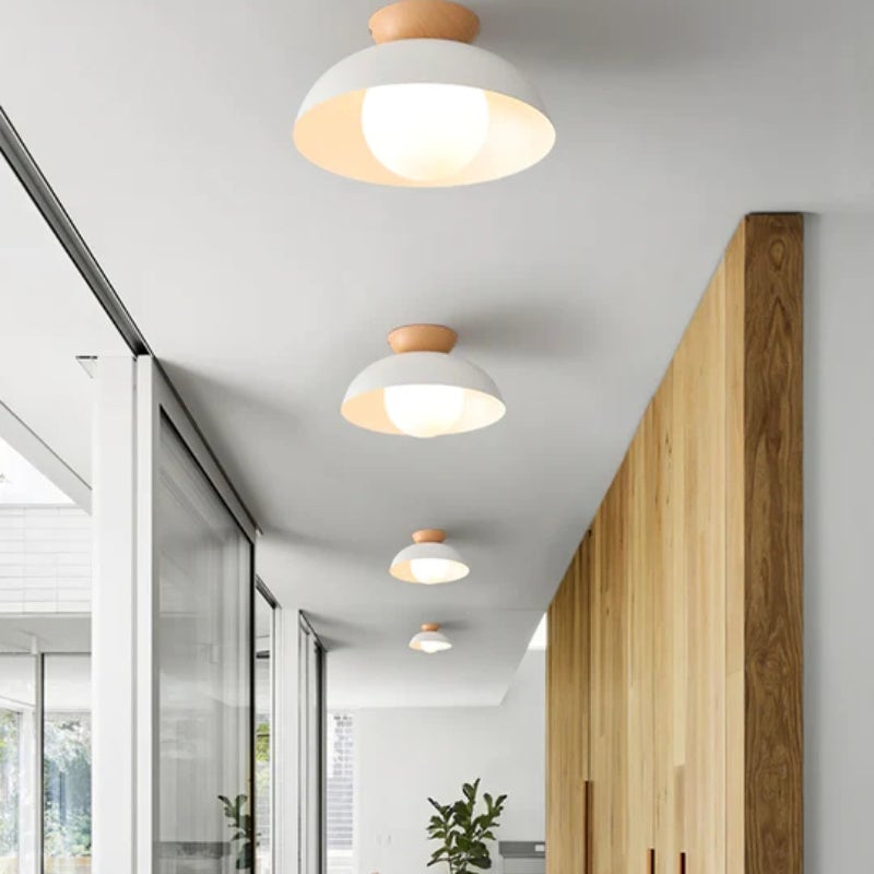 Minimalist Eco-friendly Metal Ceiling Light - Lumpaz