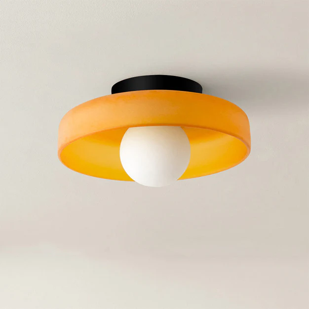 Modern Round Flush Mount Kitchen Ceiling Light - Lumpaz