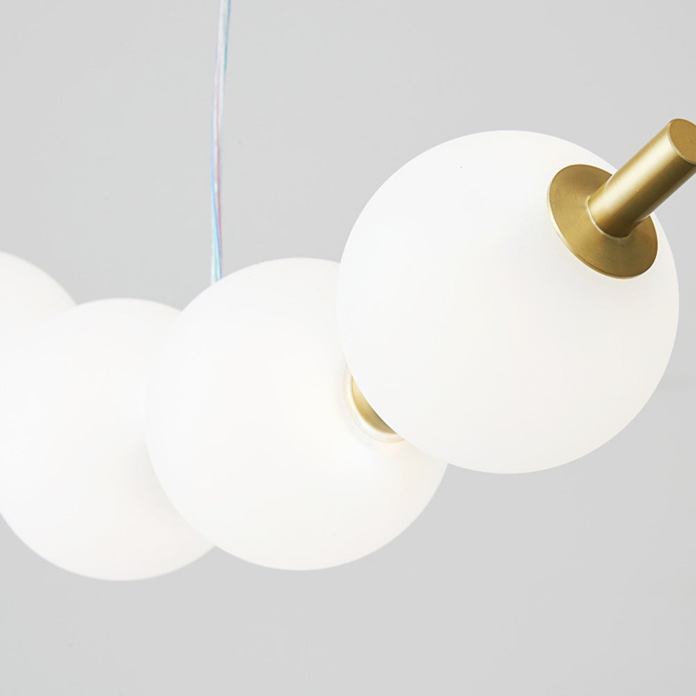 Creative Necklace String White Ball LED Pendant Lights - Lumpaz