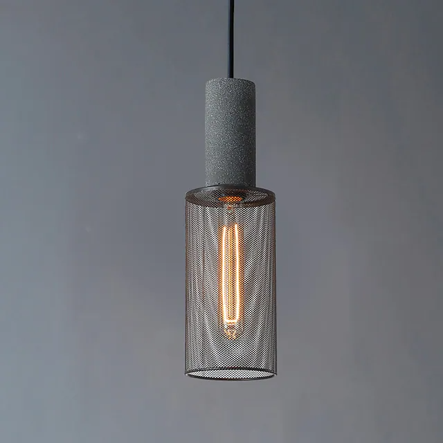 Modern Iron Grey Hanging Light Pendant Lampshade - Lumpaz
