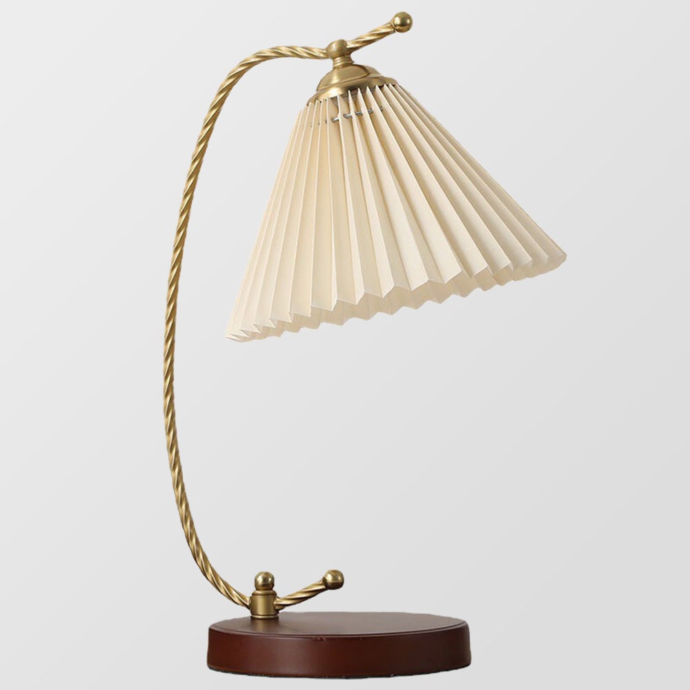 Dotty Retro Pleated Table Lamp - Lumpaz