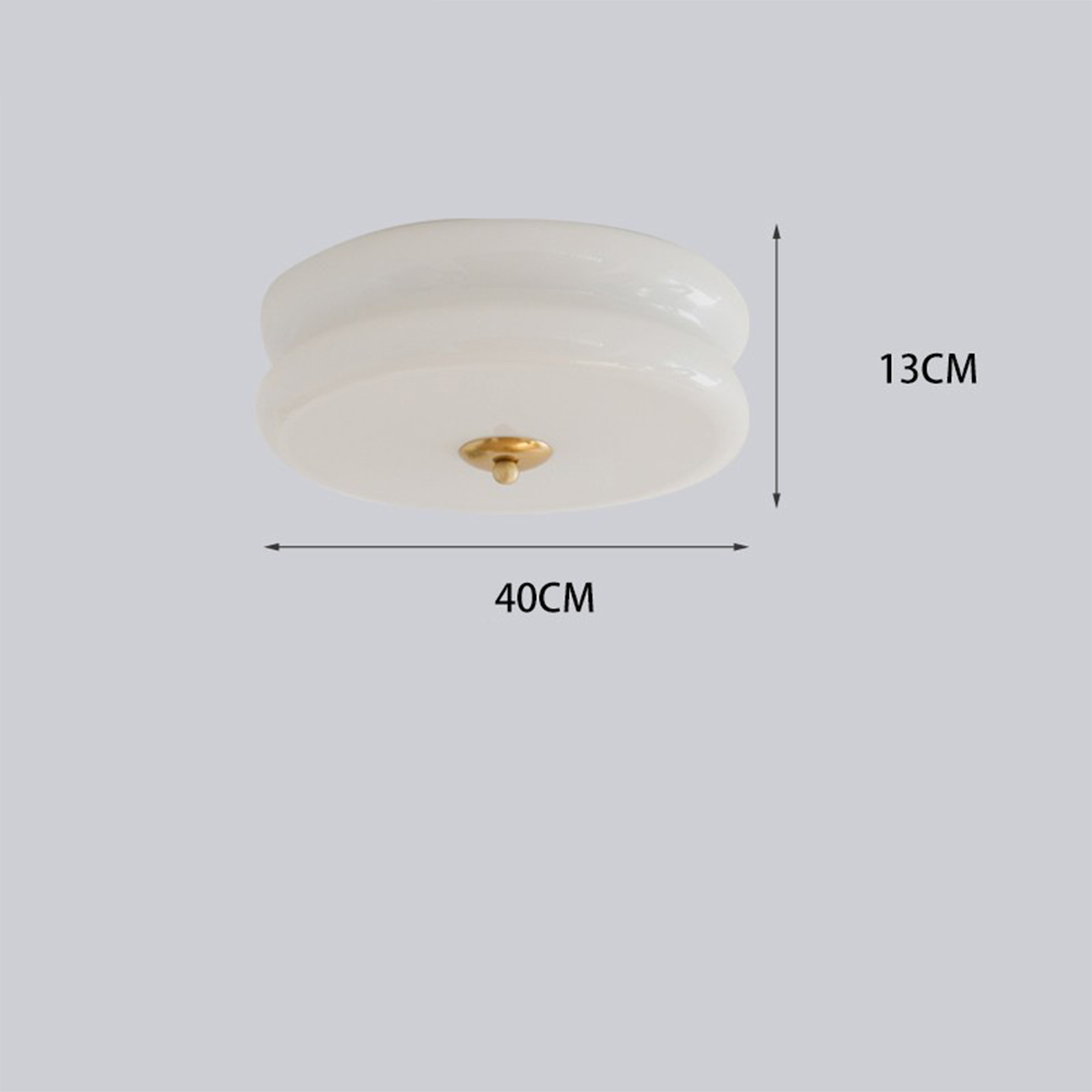 Art Deco Cream Cake Ceiling Light - Lumpaz