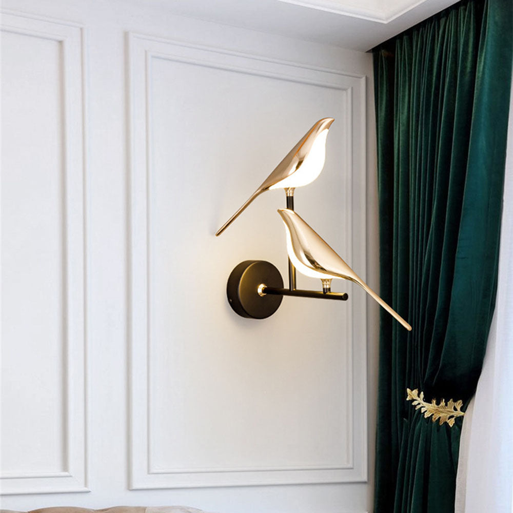 Modern Simple Art Design Bird Wall Lamp - Lumpaz