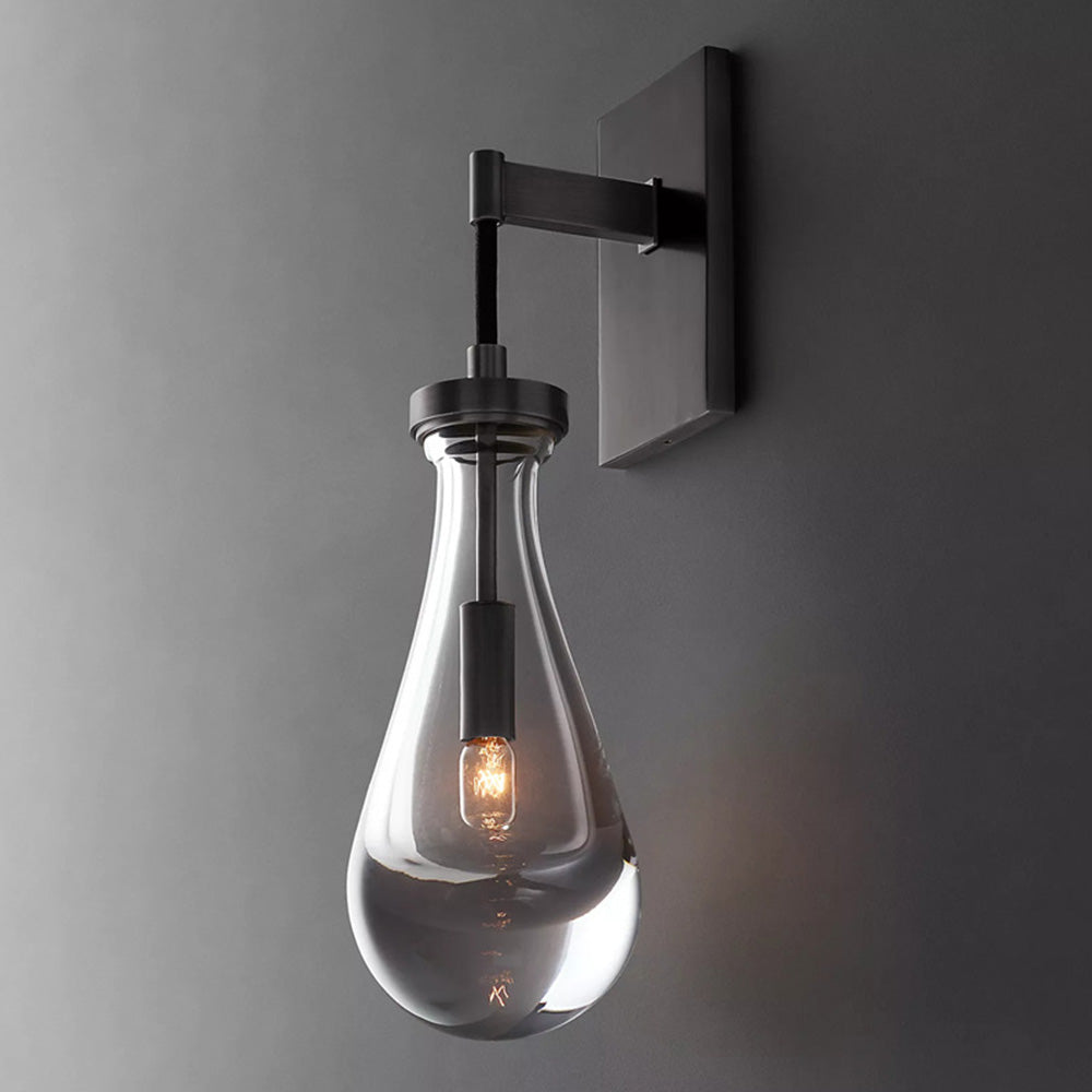 Art Creative Short Raindrop Wall Light For Dining Room - Lumpaz