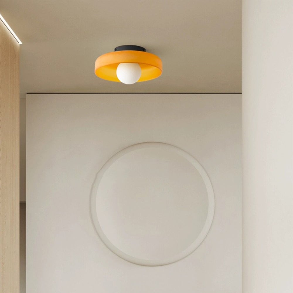 Modern Round Flush Mount Kitchen Ceiling Light - Lumpaz