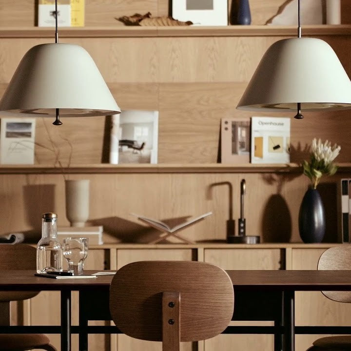 Modern Metal Living Room Cone Pendant Light - Lumpaz