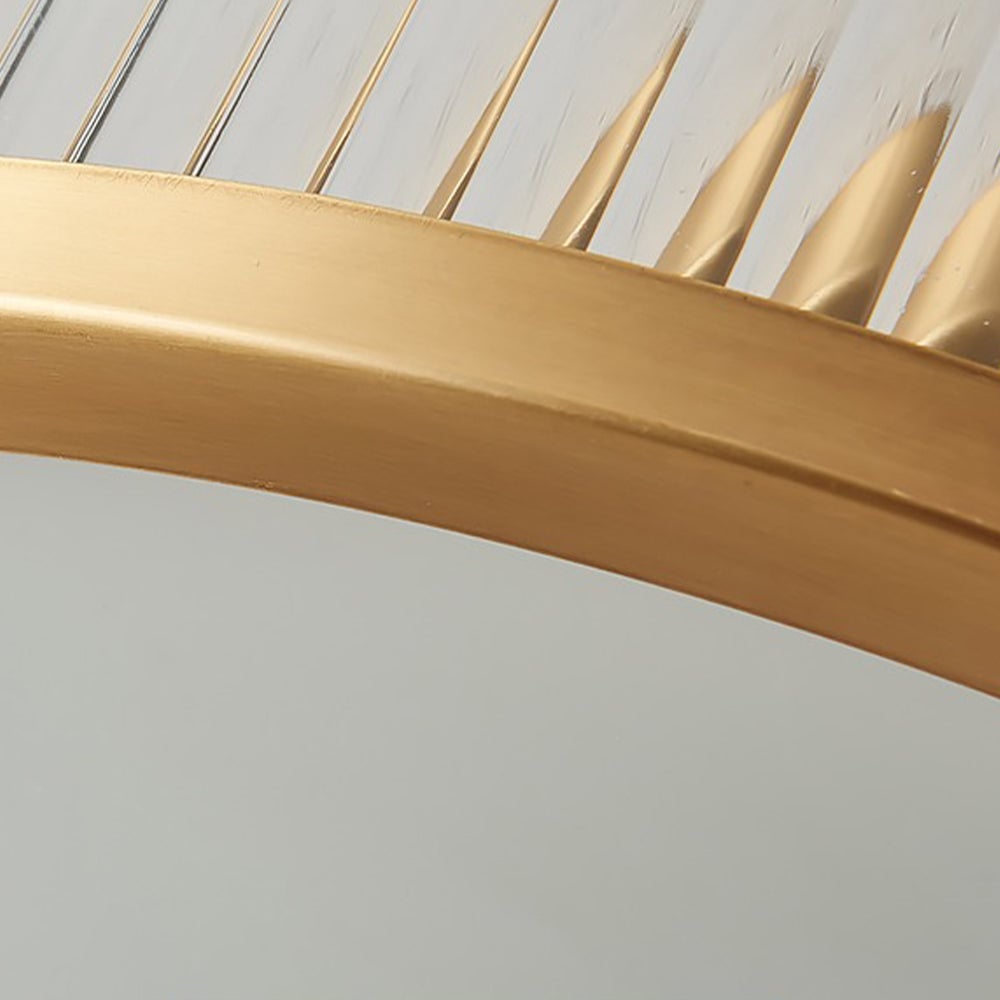 Vintage Round Simple Brass Ceiling Lamps - Lumpaz