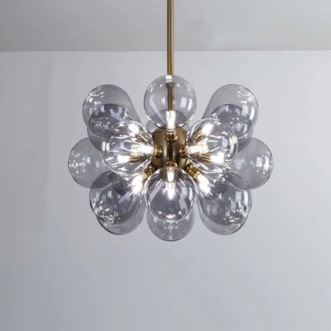 Design Bubble Glass Globe Sputnik Chandelier for Dining Room - Lumpaz