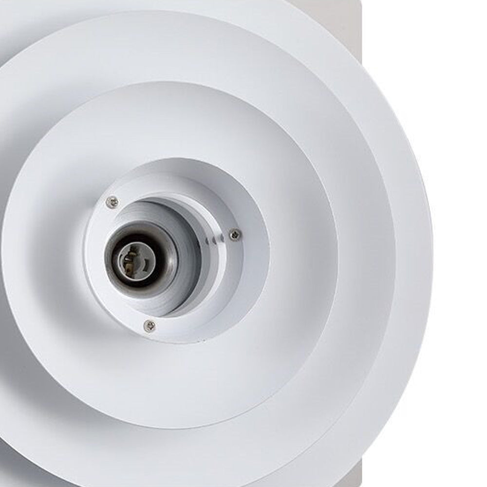 Modern White Iron Hanging Pendant Light - Lumpaz