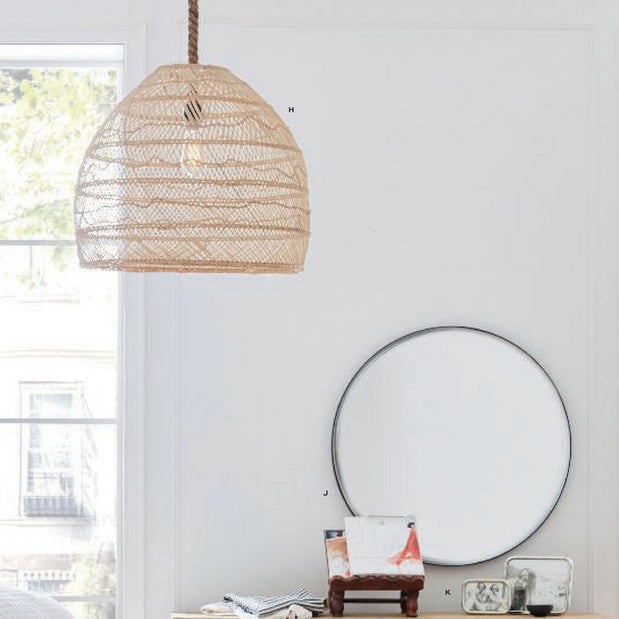 Handmade Hemp Rope Hanging Ceiling Lights - Lumpaz