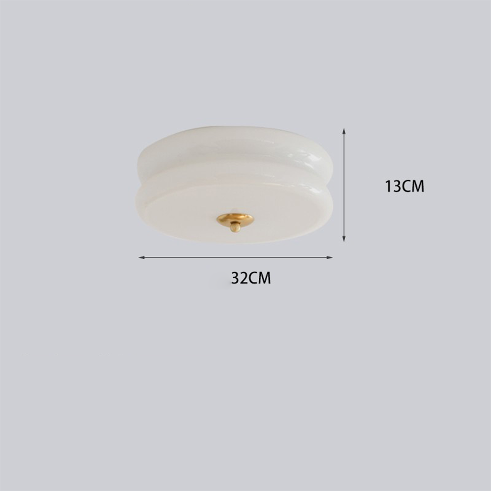 Art Deco Cream Cake Ceiling Light - Lumpaz