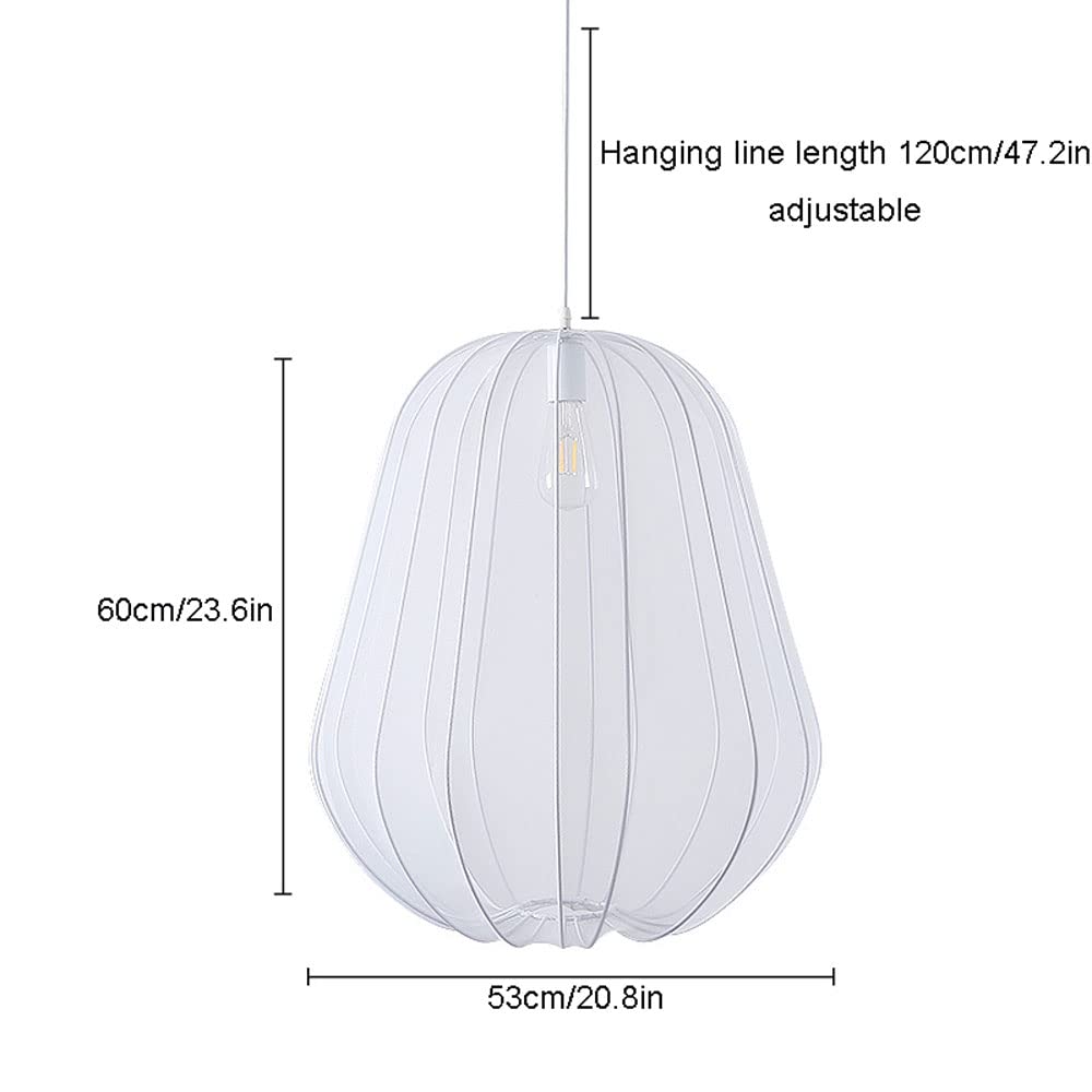 Nordic 1-Light Fabric Lampshade Shade Pendant Lamp - Lumpaz