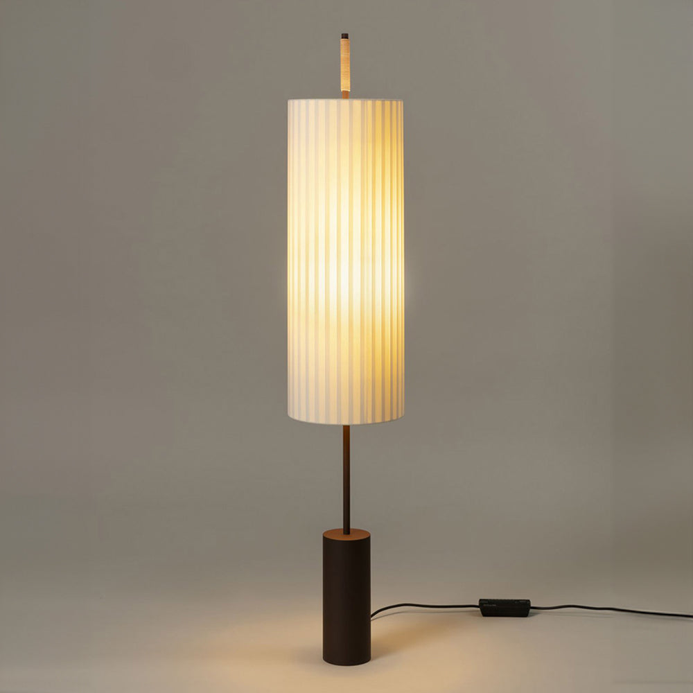 Japanese Style Fabric Wabi Sabi Dorica Floor Lamp - Lumpaz