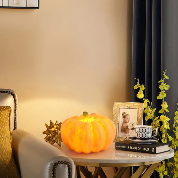Resin Portable Pumpkin Table Light - Lumpaz