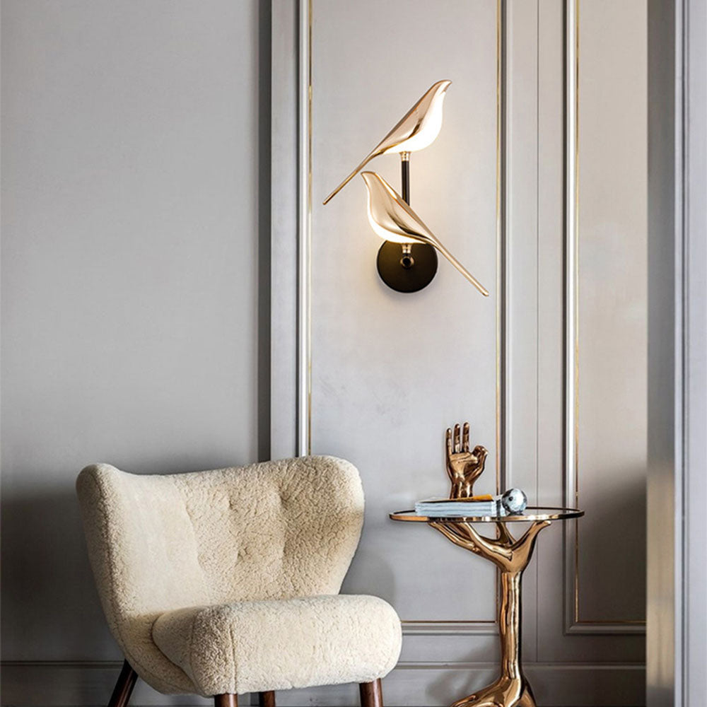 Modern Simple Art Design Bird Wall Lamp - Lumpaz