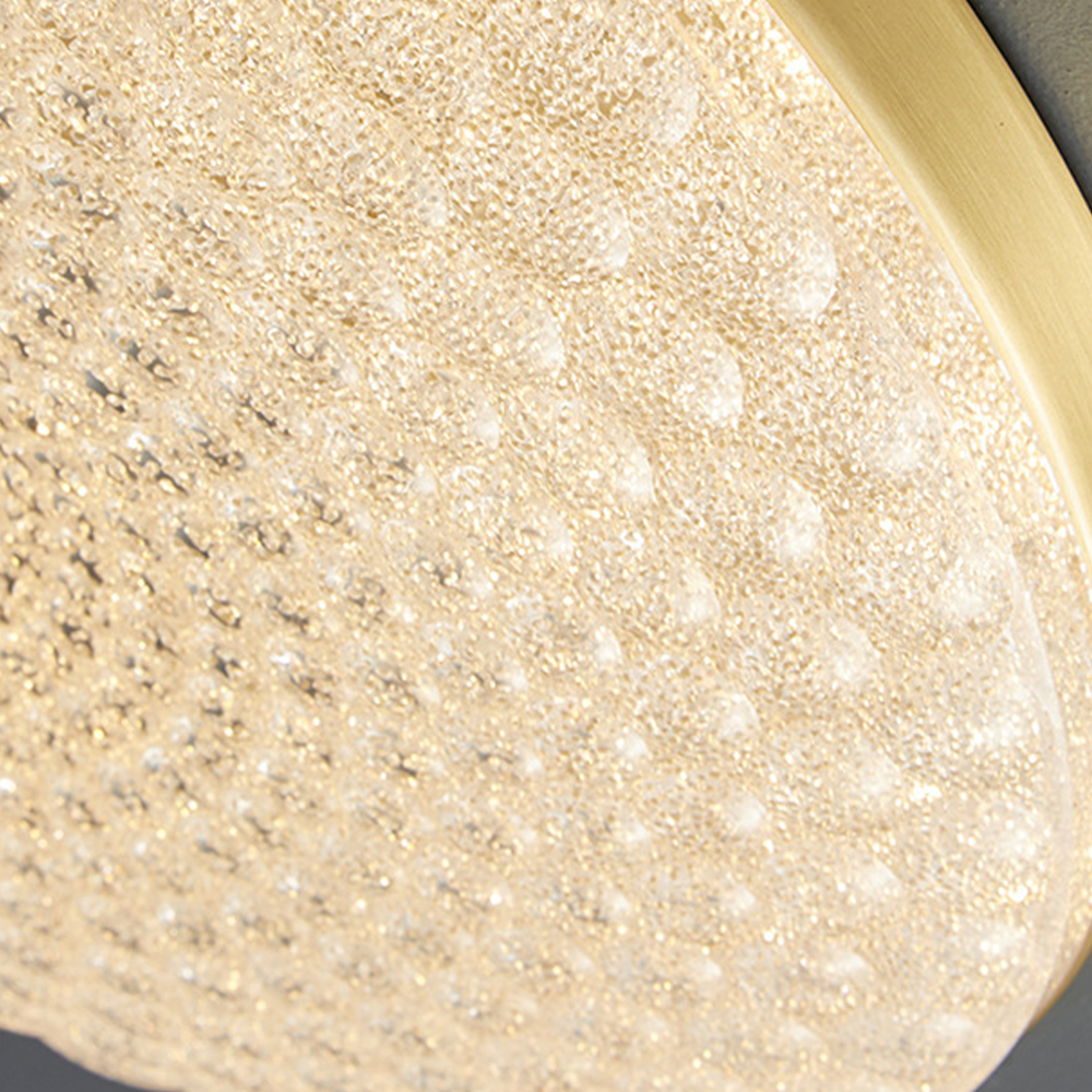 Modern Crystal Ceiling Light LED Creative Copper Ceiling Lamp - Lumpaz