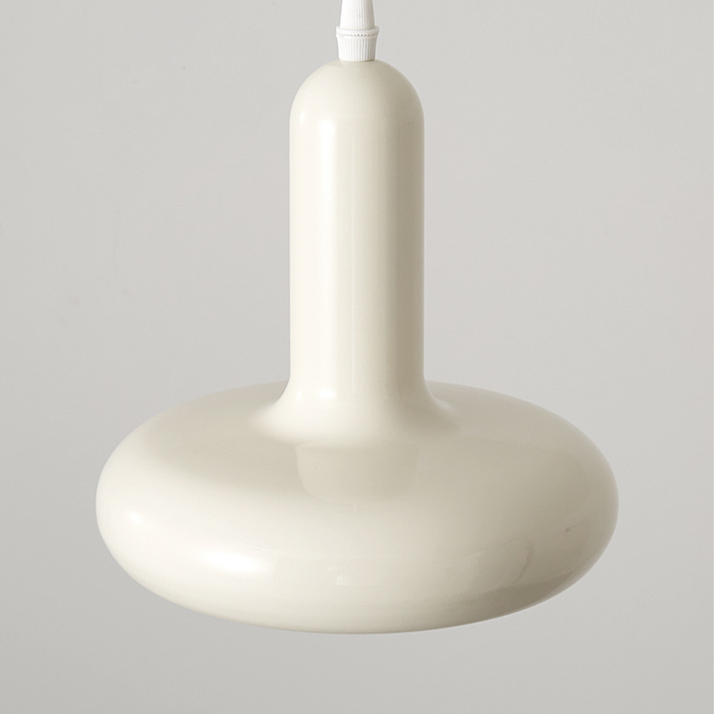 Bauhaus Puck Creamy Pendant Light - Lumpaz