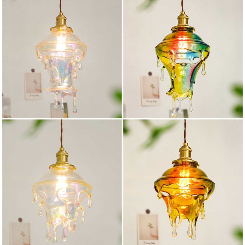 Designer Water Drop Melting Decor Pendant Light - Lumpaz