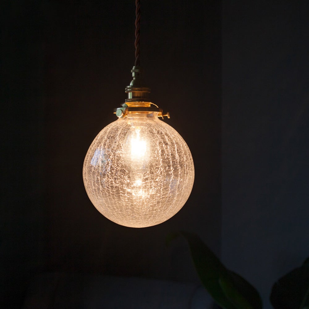 Glass Living Room Small Globe Pendant Light - Lumpaz