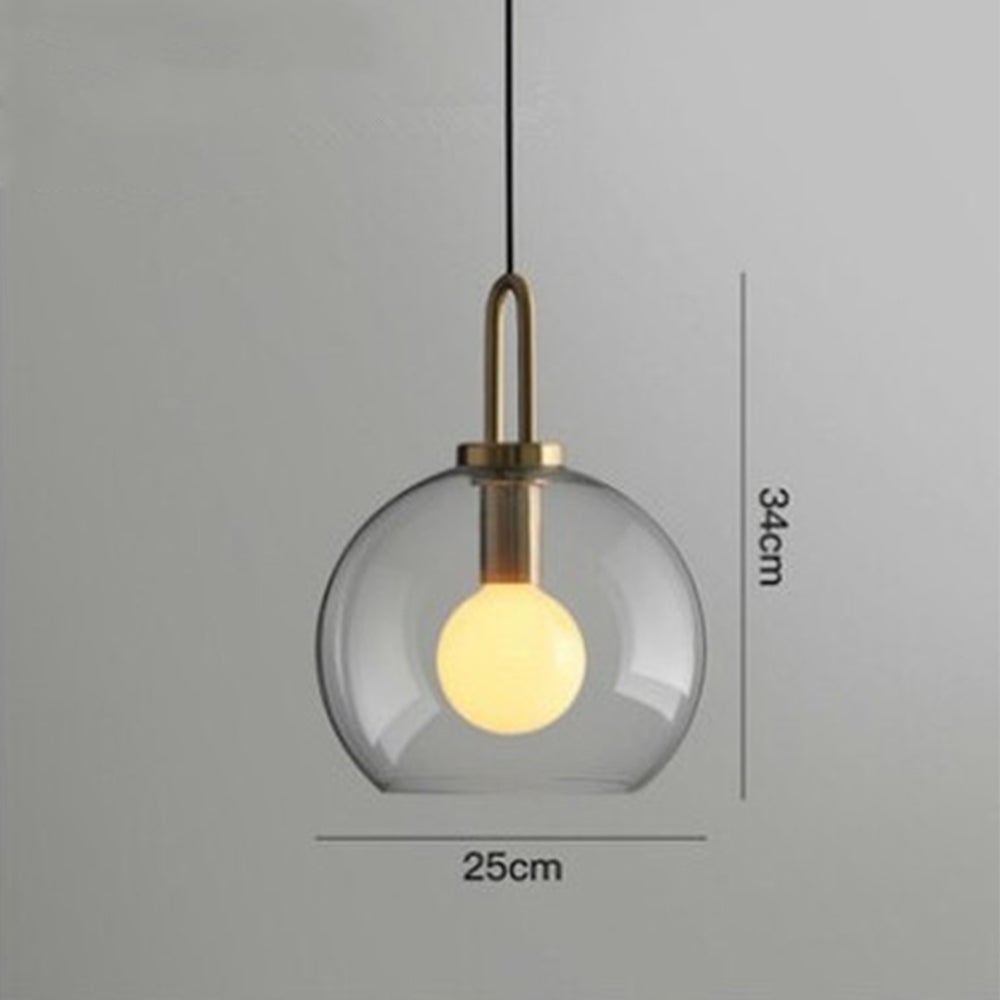 Modern Glass Living Room Pendant Light - Lumpaz