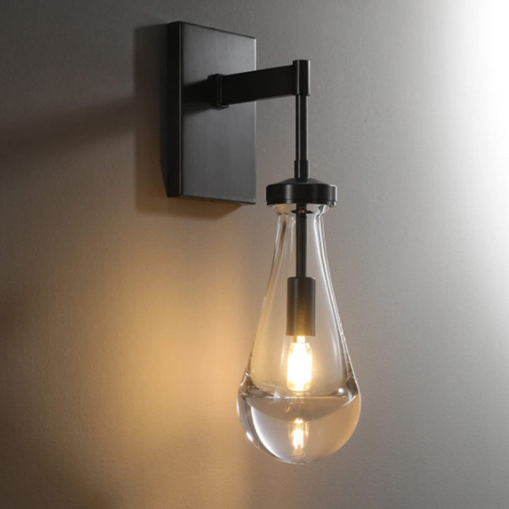 Art Creative Short Raindrop Wall Light For Dining Room - Lumpaz