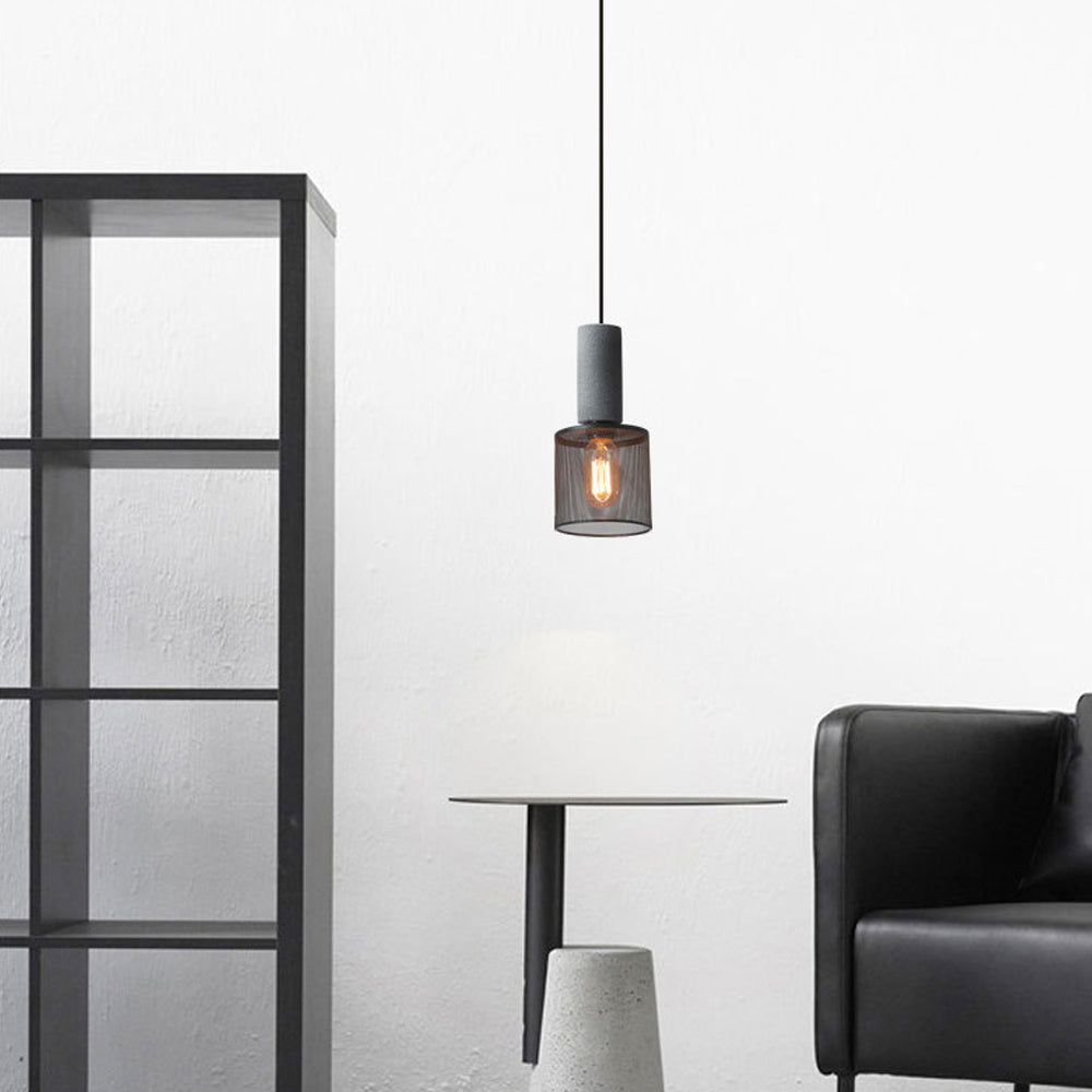Modern Iron Grey Hanging Light Pendant Lampshade - Lumpaz