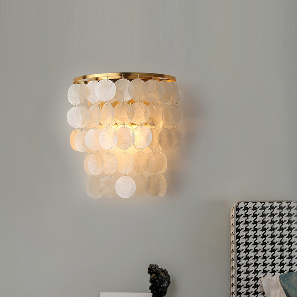 Nordic Modern Minimalist Shell Aisle Wall Lamp - Lumpaz
