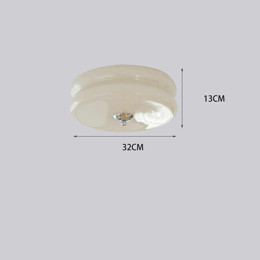 Art Deco Cream Cake Ceiling Light - Lumpaz