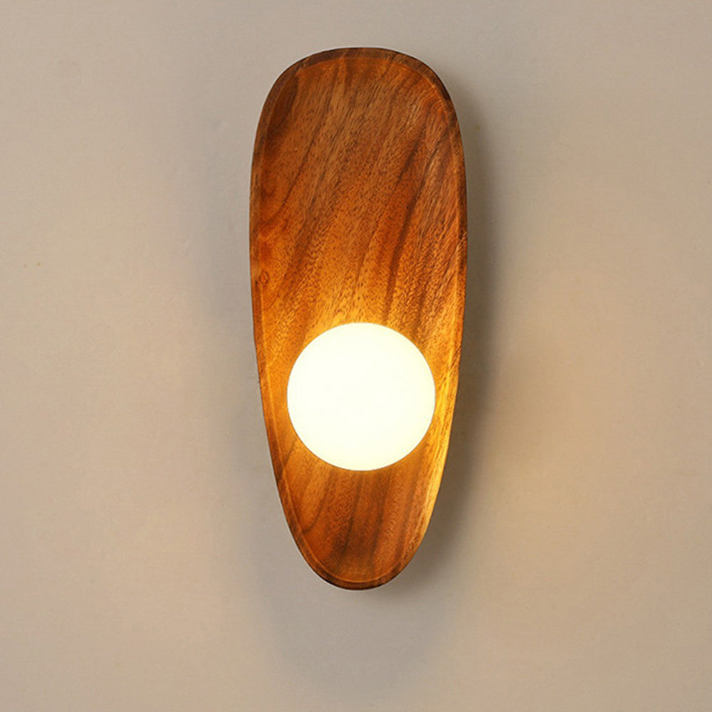 Minimalist Solid Wood Wall Sconce - Lumpaz