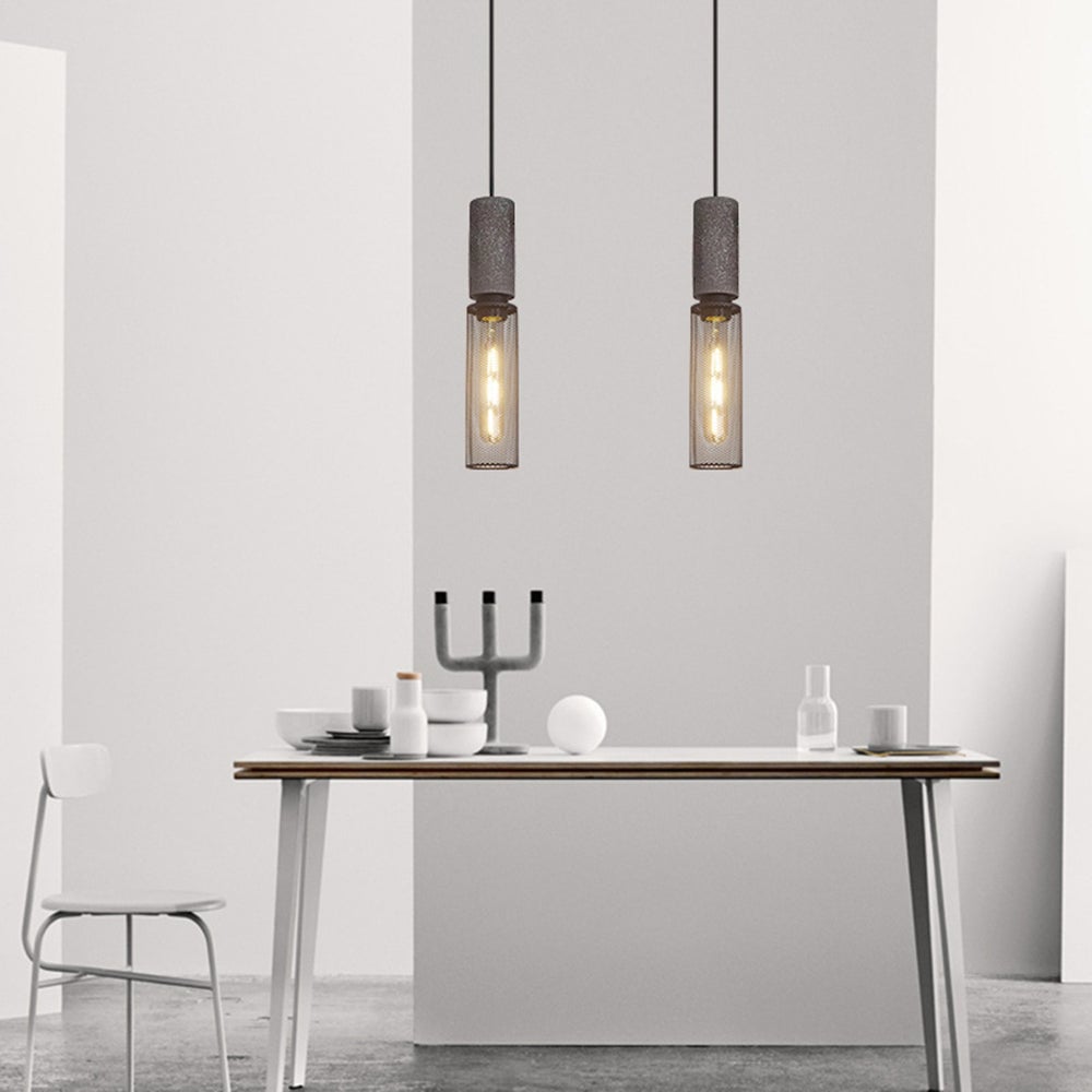 Modern Iron Grey Hanging Light Pendant Lampshade - Lumpaz