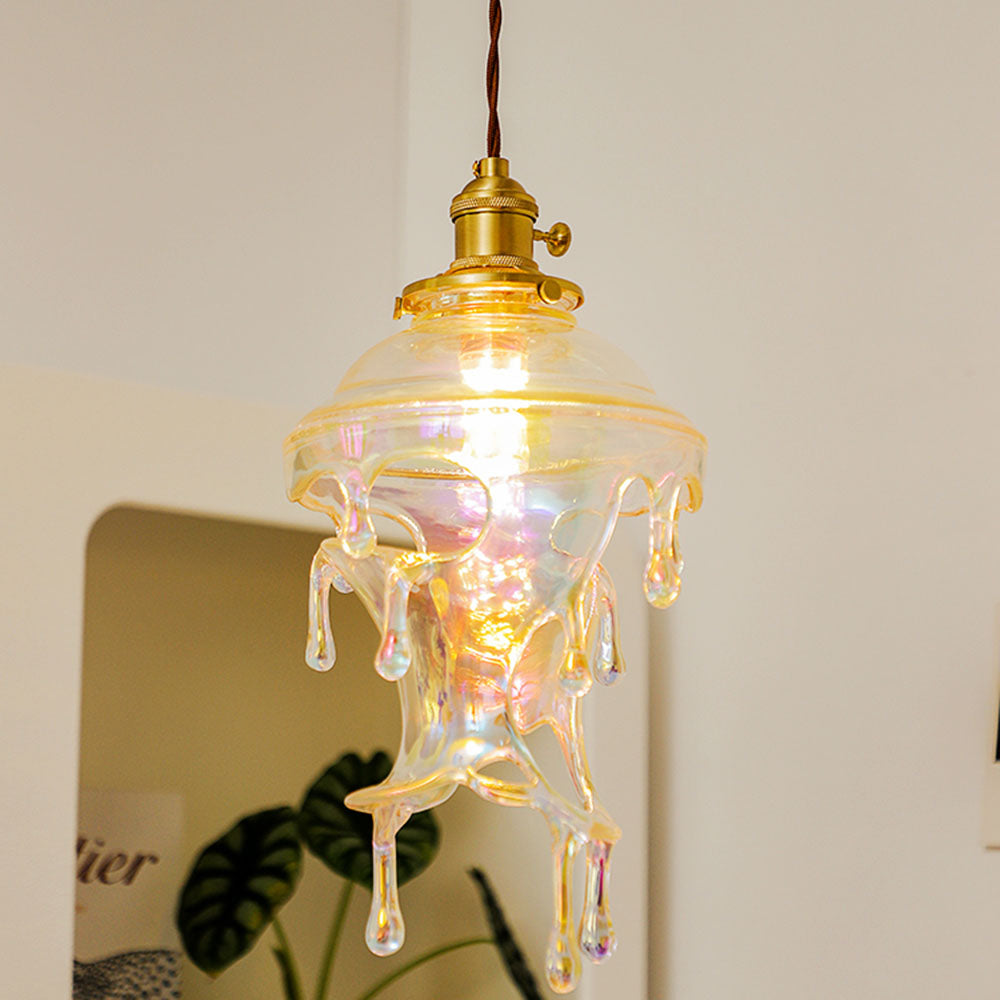 Designer Water Drop Melting Decor Pendant Light - Lumpaz