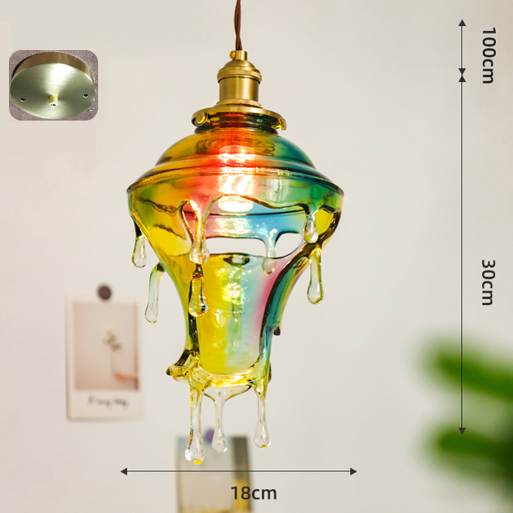 Designer Water Drop Melting Decor Pendant Light - Lumpaz