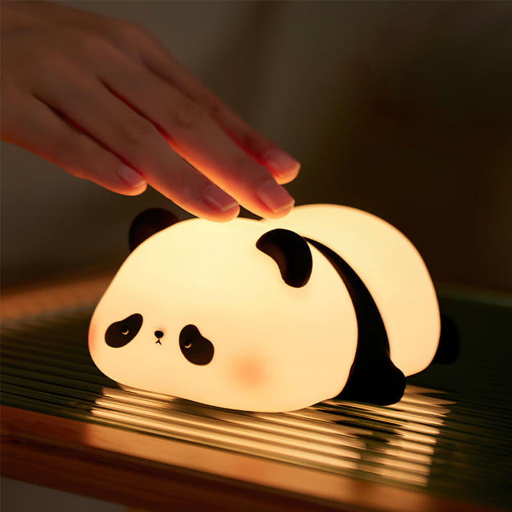 Panda Led Silicone Bedroom Night Light Table Lamp - Lumpaz