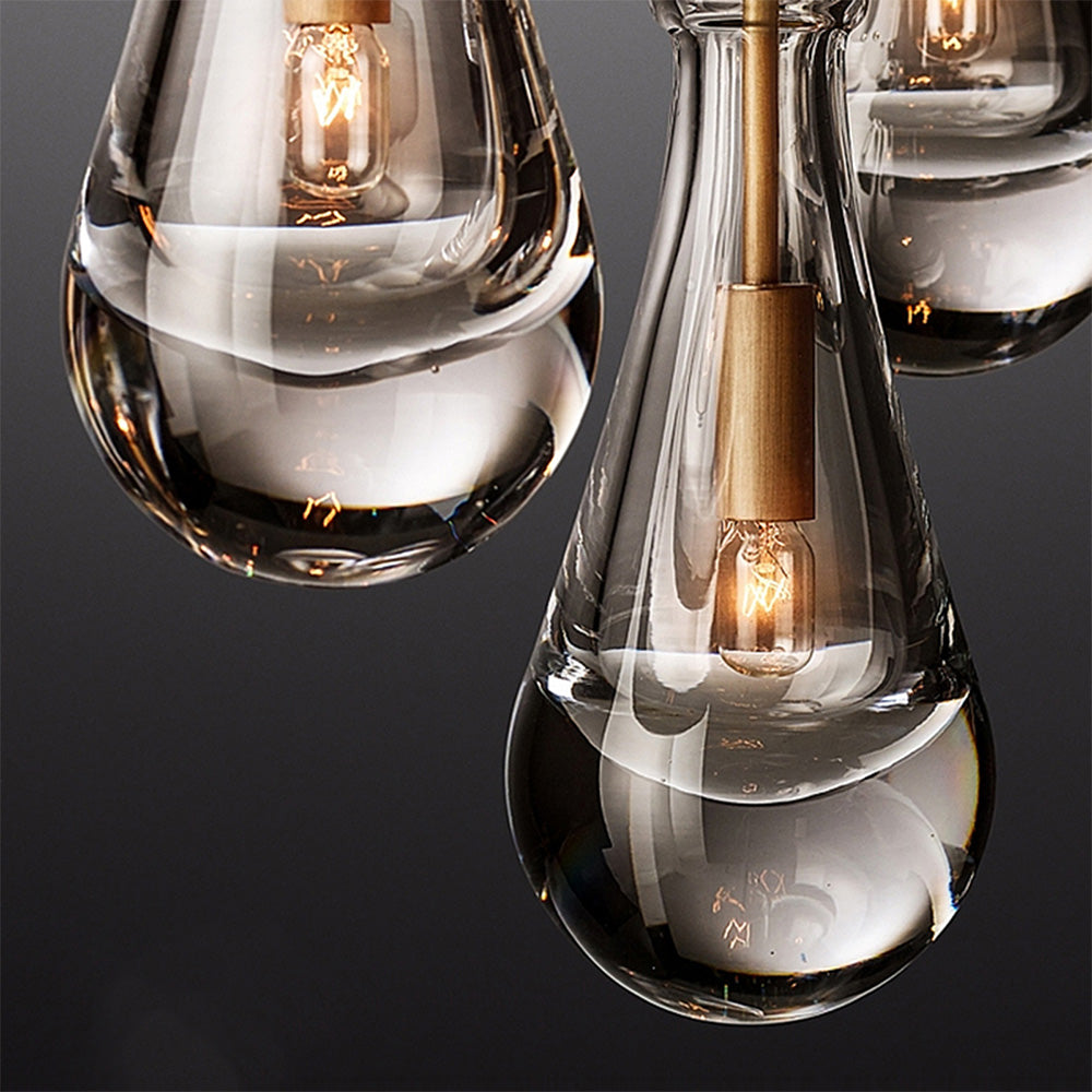 Art Creative Short Raindrop Wall Light For Dining Room - Lumpaz