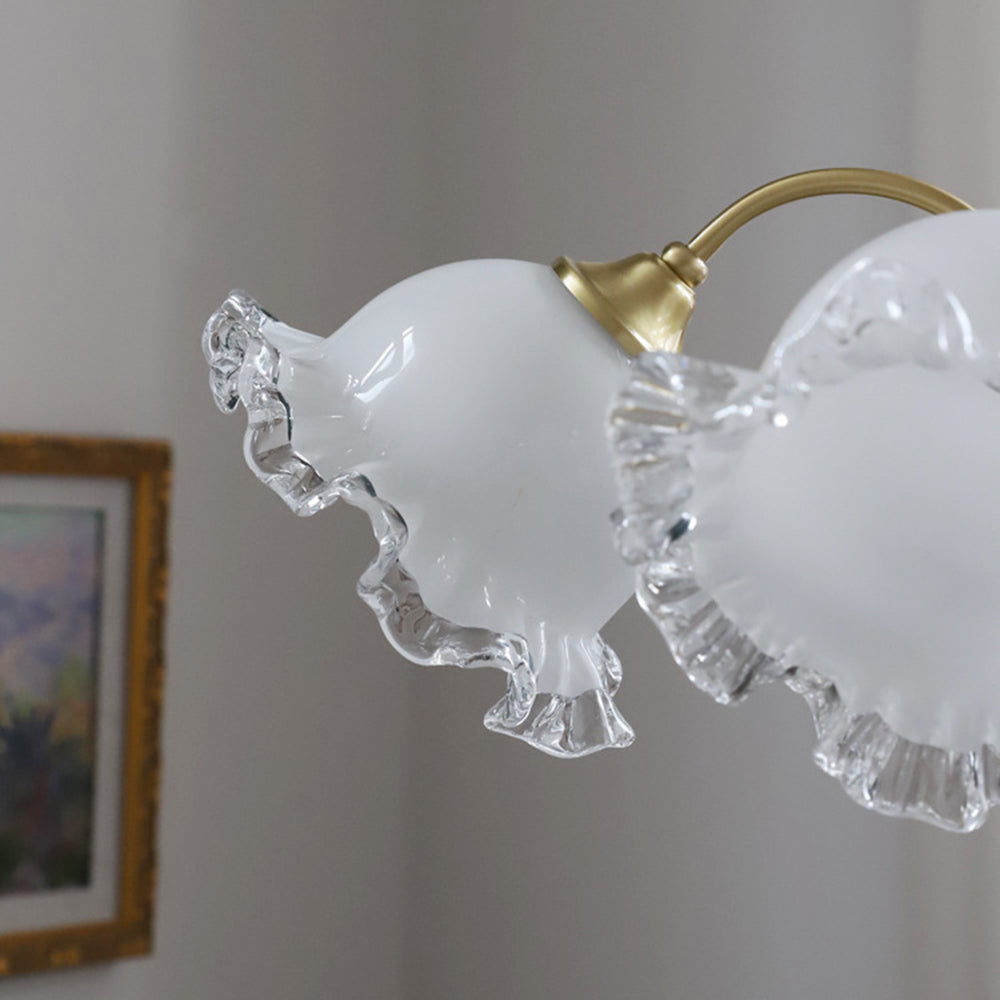 Large Flower Shape Copper Ceiling Chandelier - Lumpaz