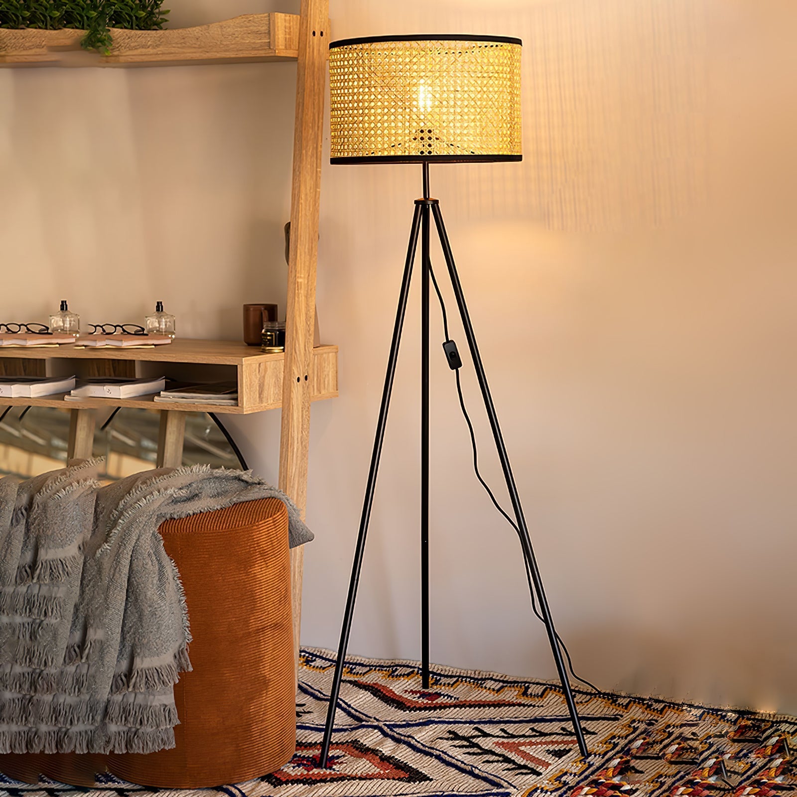 Wabi Sabi Nature Bamboo Floor Lamp - Lumpaz