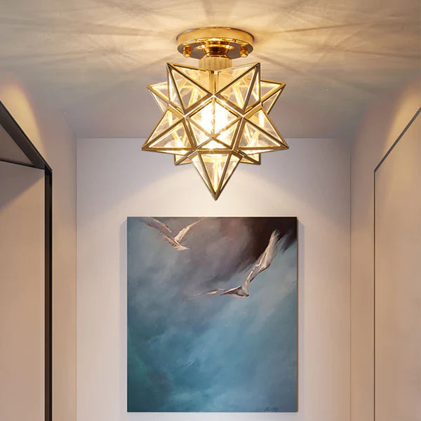 Creative Metal Star Ceiling Light - Lumpaz