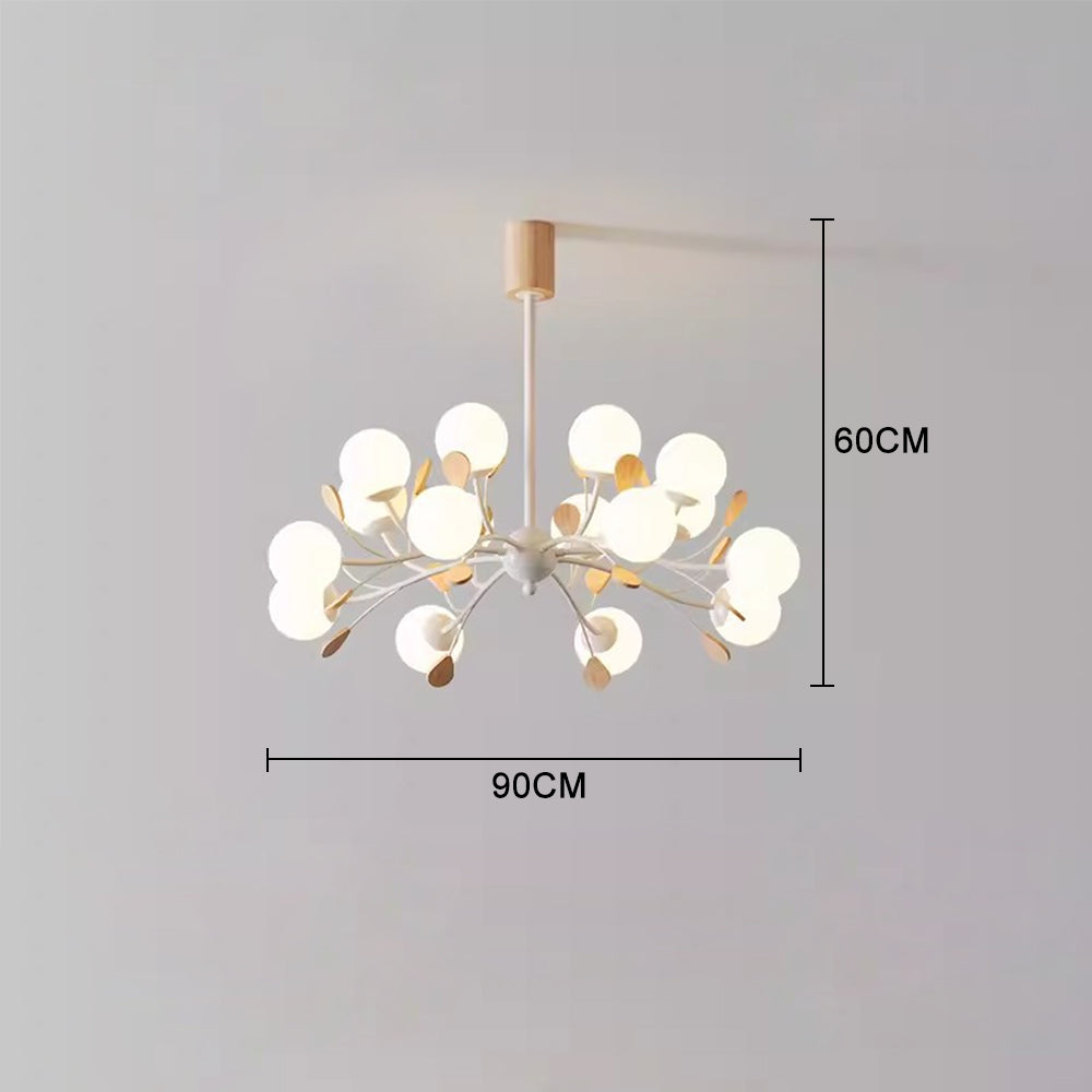 Modern Firefly Glass Chandelier - Lumpaz