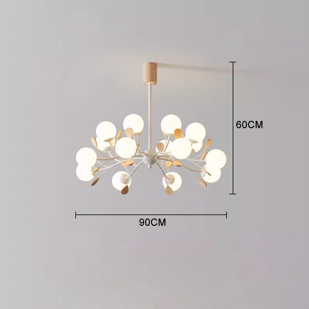 Modern Firefly Glass Chandelier - Lumpaz