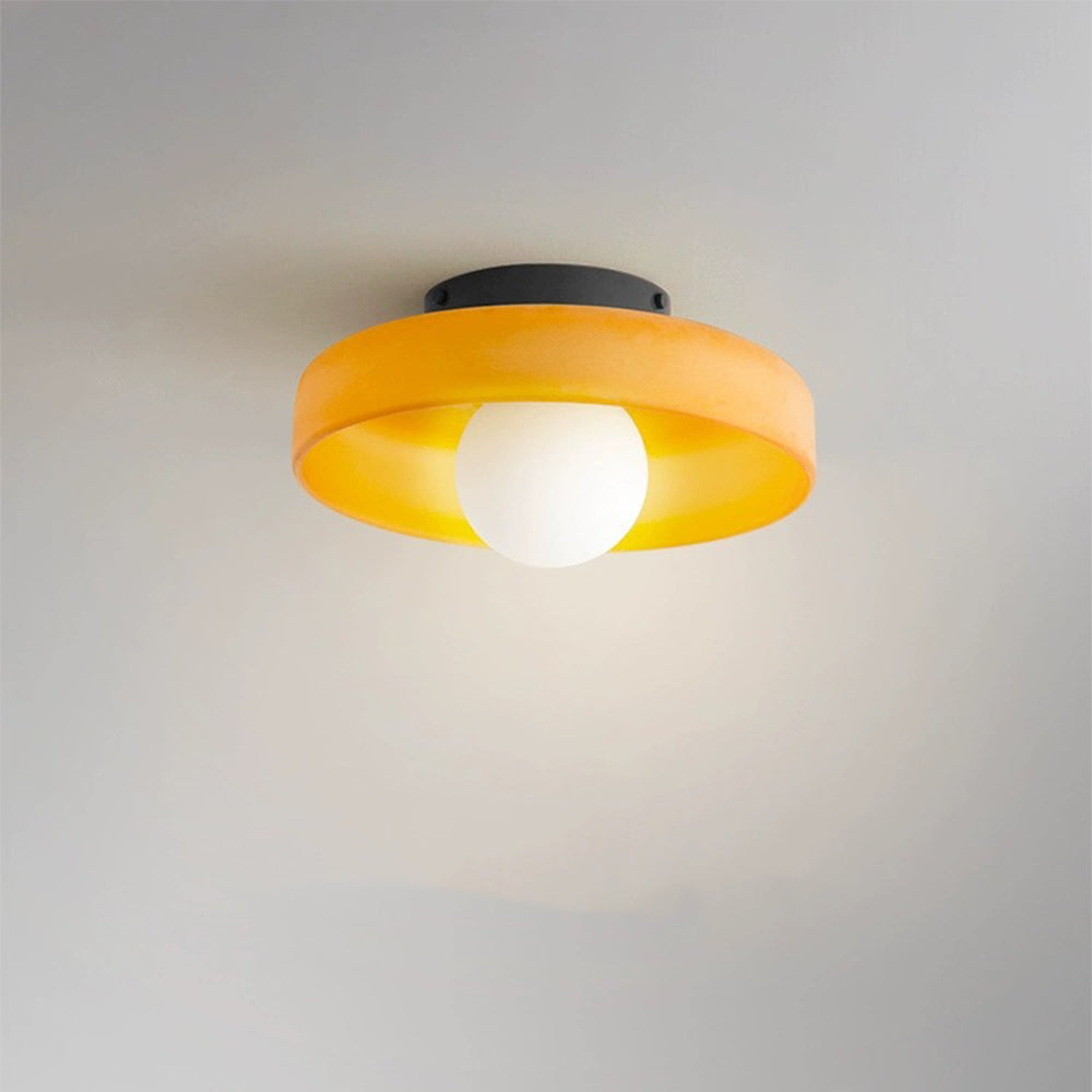 Modern Round Flush Mount Kitchen Ceiling Light - Lumpaz