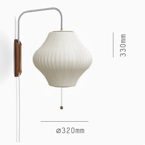 Wabi-sabi Silk Wall Lamp - Lumpaz