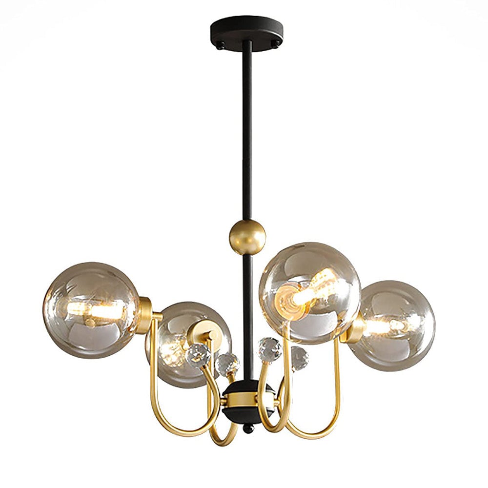 Black Adjustable Sputnik Chandeliers - Lumpaz