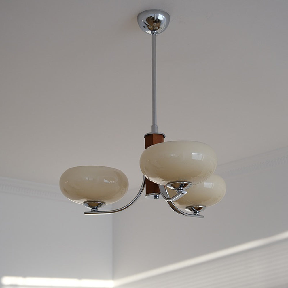 Medieval Bauhaus Solid Wood Chandelier - Lumpaz